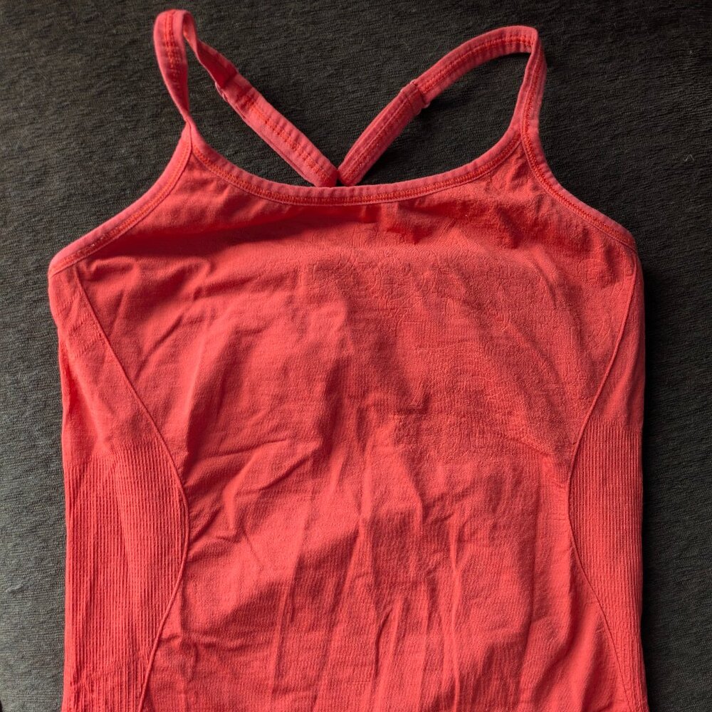 Smartwool racerback tank top with built in bra - Size L